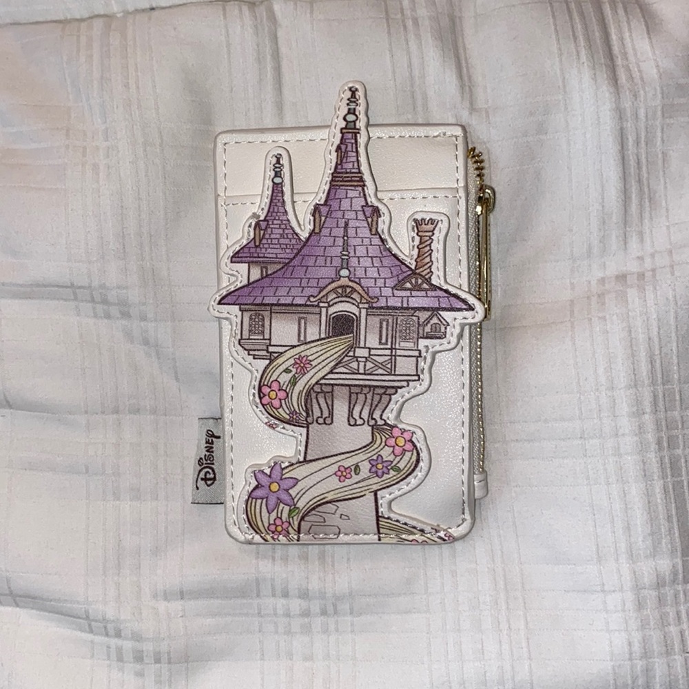 DISNEY LOUNGEFLY TANGLED TOWER CARD HOLDER